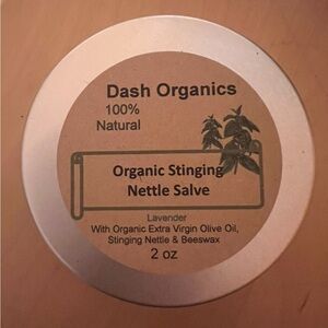 Organic Stinging Nettle Salve | 2oz | with Lavender Essential Oils